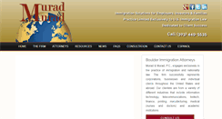 Desktop Screenshot of muradimmigration.com